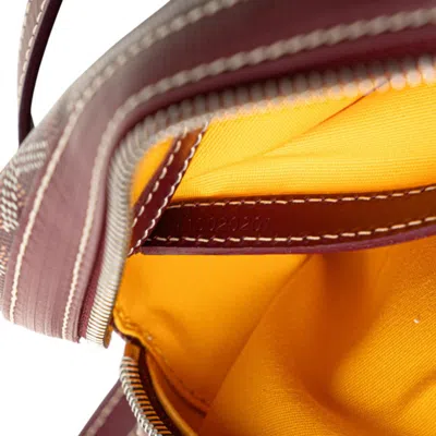 Pre-owned Goyard Cap Vert Bordeaux Wine Pvc Leather Shoulder Bag ()