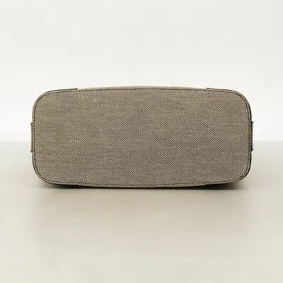 Pre-owned Gucci Beige Black Canvas Shoulder Bag () In Multi