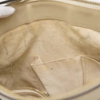 Pre-owned Gucci Beige Brown Canvas Shoulder Bag () In Multi