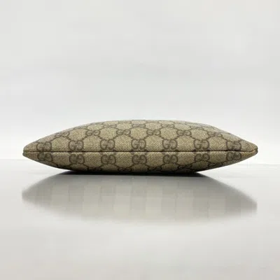 Pre-owned Gucci Beige Brown Pvc Shoulder Bag () In Multi