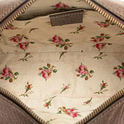 Pre-owned Gucci Beige Brown Pvc Leather Shoulder Bag ()