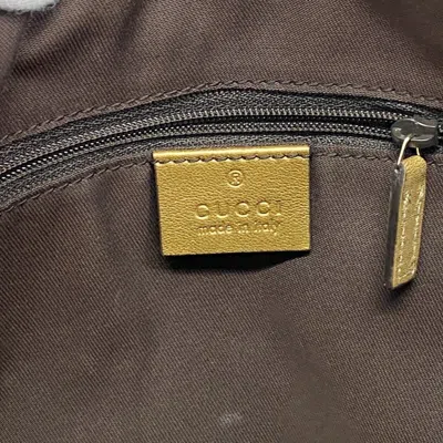 Pre-owned Gucci Beige Coated Canvas Shoulder Bag () In Sand
