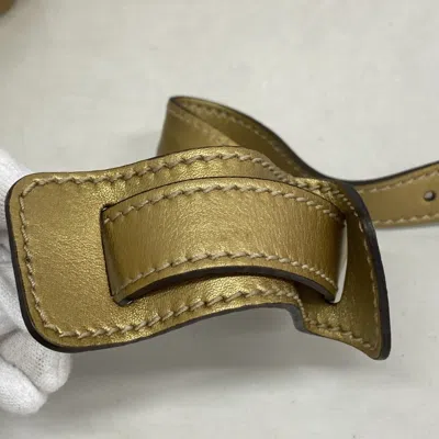 Pre-owned Gucci Beige Coated Canvas Shoulder Bag () In Sand