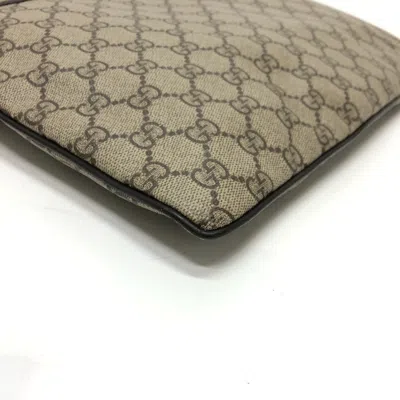 Pre-owned Gucci Beige Gg Supreme Messenger Bag Shoulder Bag () In Sand
