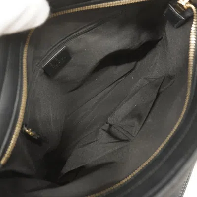 Pre-owned Gucci Black Brown Canvas Shoulder Bag () In Multi