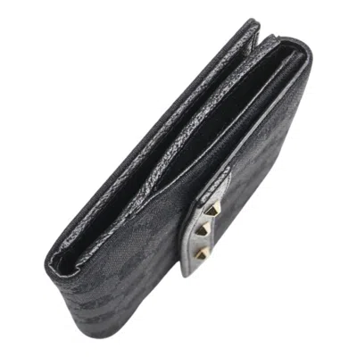 Pre-owned Gucci Black Canvas Leather Wallet (bi-fold) ()