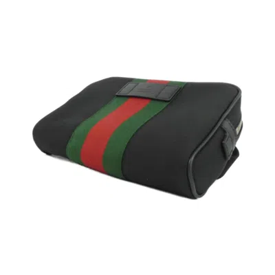 Pre-owned Gucci Black Canvas Shoulder Bag ()