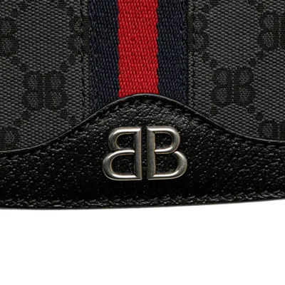 Pre-owned Gucci Black Canvas Shoulder Bag ()