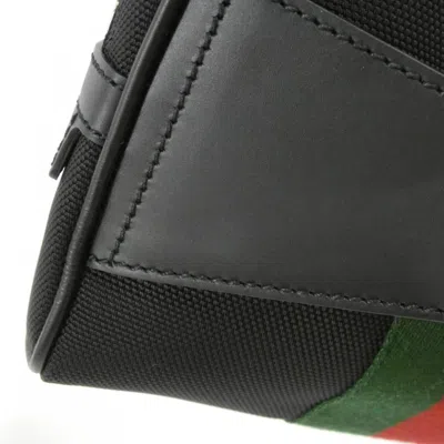 Pre-owned Gucci Black Canvas Shoulder Bag ()