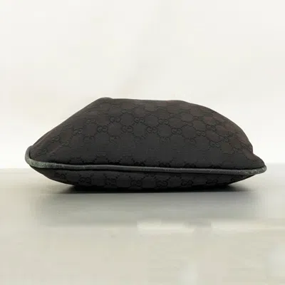 Pre-owned Gucci Black Canvas Shoulder Bag ()