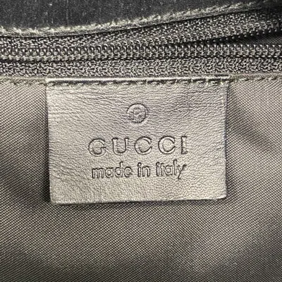 Pre-owned Gucci Black Canvas Shoulder Bag ()