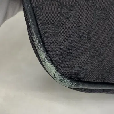 Pre-owned Gucci Black Canvas Shoulder Bag ()
