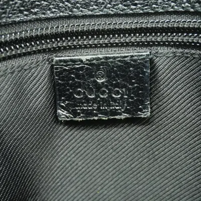 Pre-owned Gucci Black Canvas Shoulder Bag ()