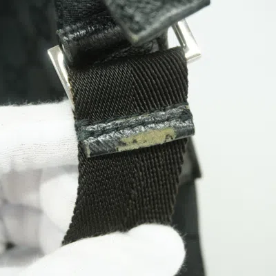 Pre-owned Gucci Black Canvas Shoulder Bag ()