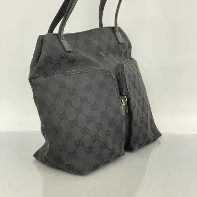 Pre-owned Gucci Black Canvas Shoulder Bag ()