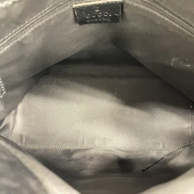 Pre-owned Gucci Black Canvas Shoulder Bag ()
