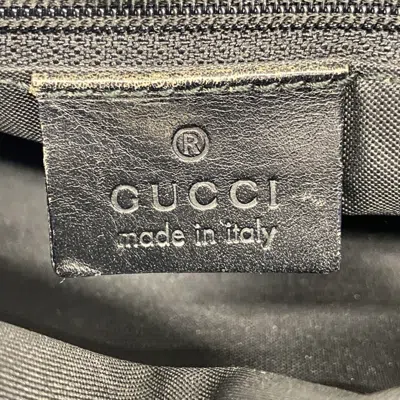 Pre-owned Gucci Black Canvas Shoulder Bag ()