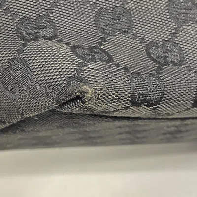 Pre-owned Gucci Black Canvas Shoulder Bag ()