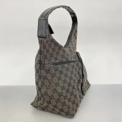 Pre-owned Gucci Black Canvas Shoulder Bag ()