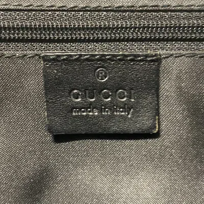 Pre-owned Gucci Black Canvas Shoulder Bag ()