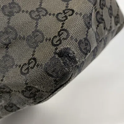 Pre-owned Gucci Black Canvas Shoulder Bag ()