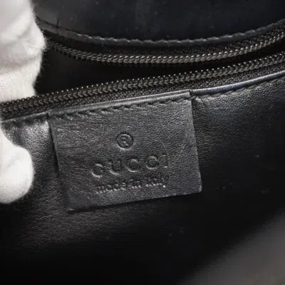 Pre-owned Gucci Black Canvas Shoulder Bag ()