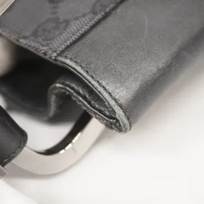 Pre-owned Gucci Black Canvas Shoulder Bag ()