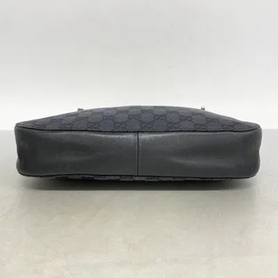 Pre-owned Gucci Black Canvas Shoulder Bag ()
