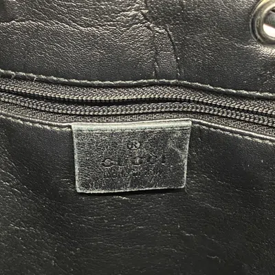 Pre-owned Gucci Black Canvas Shoulder Bag ()