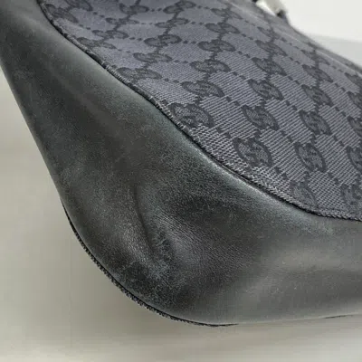 Pre-owned Gucci Black Canvas Shoulder Bag ()