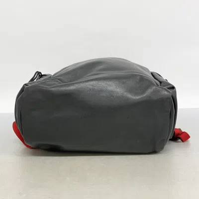 Pre-owned Gucci Black Leather Backpack ()