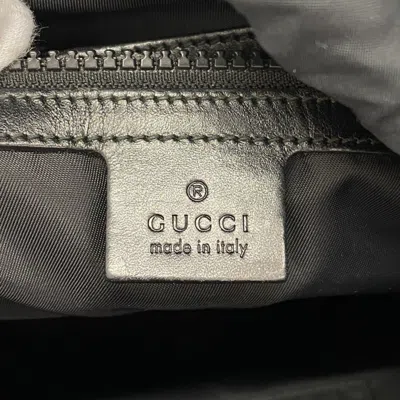 Pre-owned Gucci Black Leather Backpack ()