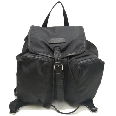Pre-owned Gucci Black Nylon Backpack ()