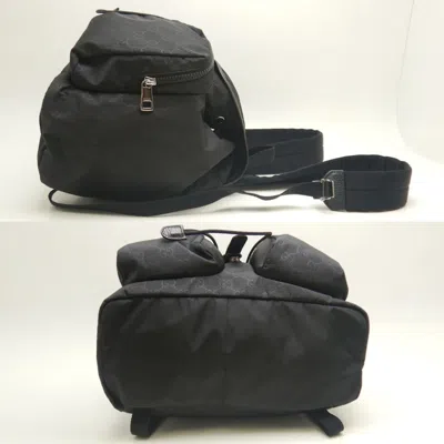 Pre-owned Gucci Black Nylon Backpack ()