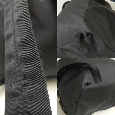 Pre-owned Gucci Black Nylon Backpack ()