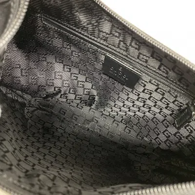 Pre-owned Gucci Black Nylon Canvas Shoulder Bag ()