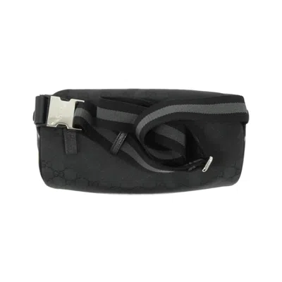 Pre-owned Gucci Black Nylon Shoulder Bag ()