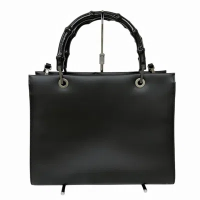 Pre-owned Gucci Black Pvc Handbag Shoulder Bag ()