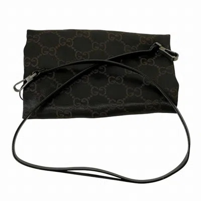 Pre-owned Gucci Black Pvc Handbag Shoulder Bag ()