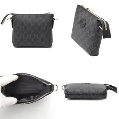 Pre-owned Gucci Black Pvc Shoulder Bag ()
