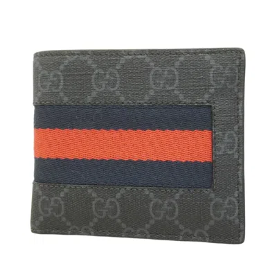 Pre-owned Gucci Black Pvc Wallet (bi-fold) ()