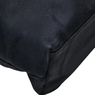 Pre-owned Gucci Black White Canvas Tote Bag () In Multi