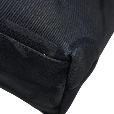 Pre-owned Gucci Black White Canvas Tote Bag () In Multi