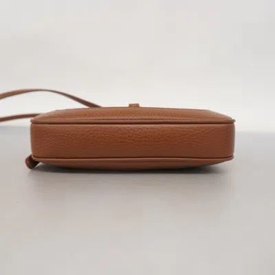 Pre-owned Gucci Blue Brown Denim Shoulder Bag () In Multi