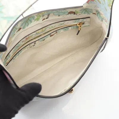 Pre-owned Gucci Blue Multi-color Leather Shoulder Bag ()