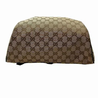 Pre-owned Gucci Brown Canvas Backpack ()