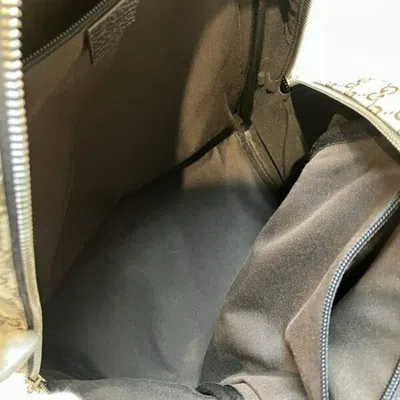 Pre-owned Gucci Brown Canvas Backpack ()