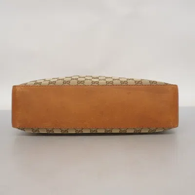 Pre-owned Gucci Brown Canvas Shoulder Bag ()