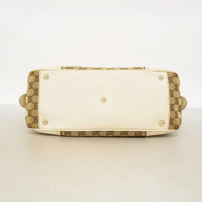 Pre-owned Gucci Brown Canvas Shoulder Bag ()