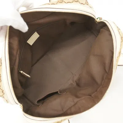 Pre-owned Gucci Brown Canvas Shoulder Bag ()